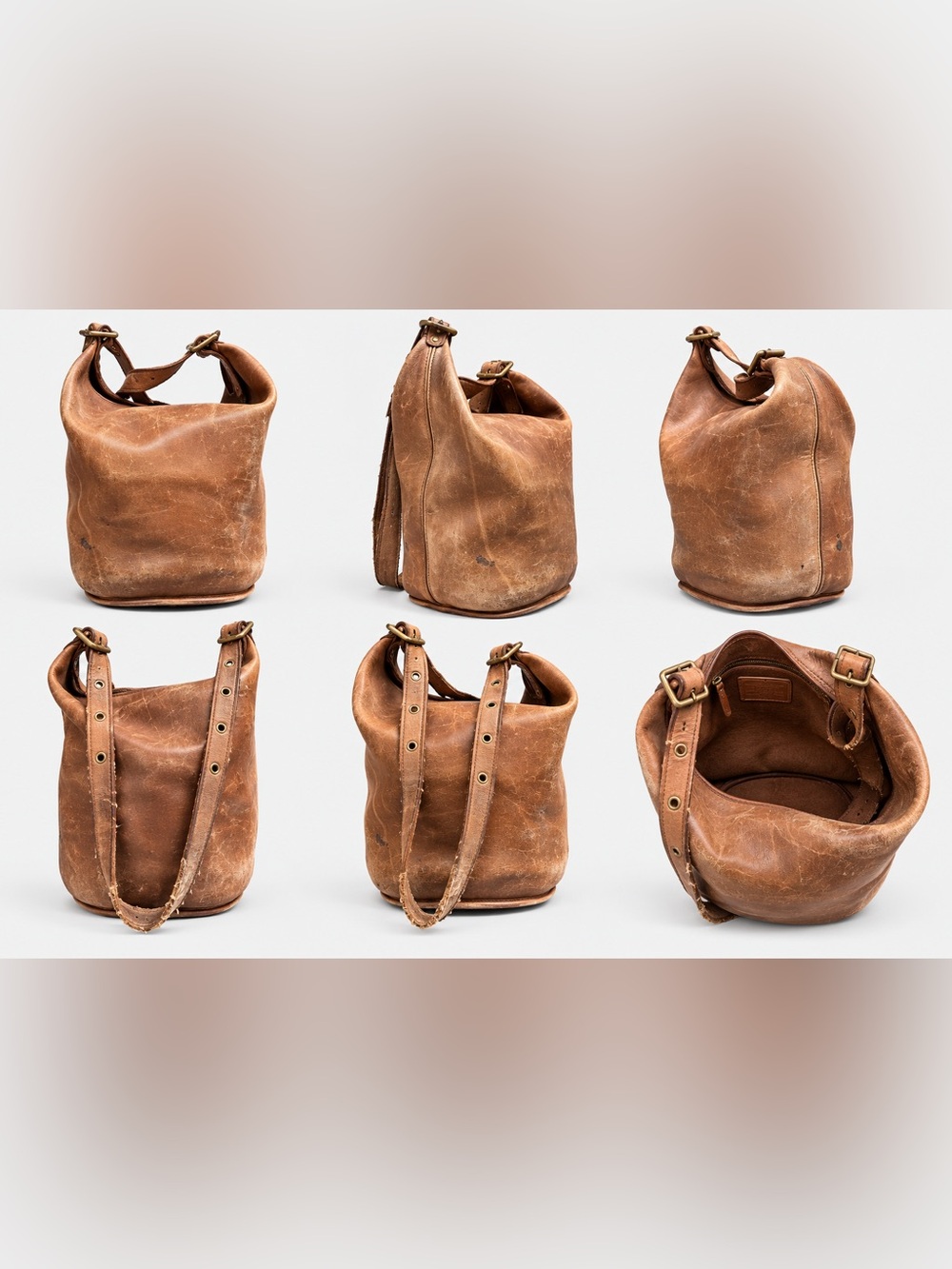 Vintage Coach Duffle Sac Made In NYC || Grunge